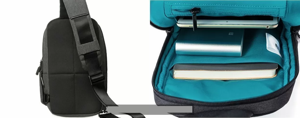 Рюкзак Xiaomi Mi City Sling Bag 10" (Black) 8 Рюкзак Xiaomi Mi City Sling Bag 10" (Black) 8