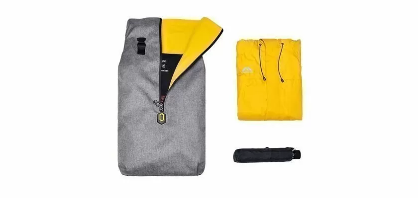 Рюкзак водоотталкивающий Xiaomi Mi 90 Points (Gray) 11