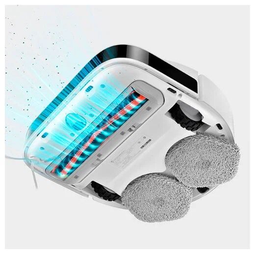 Робот-пылесос со станцией самоочистки Mijia Pro Self-Emptying Robot Vacuum (White) - 4