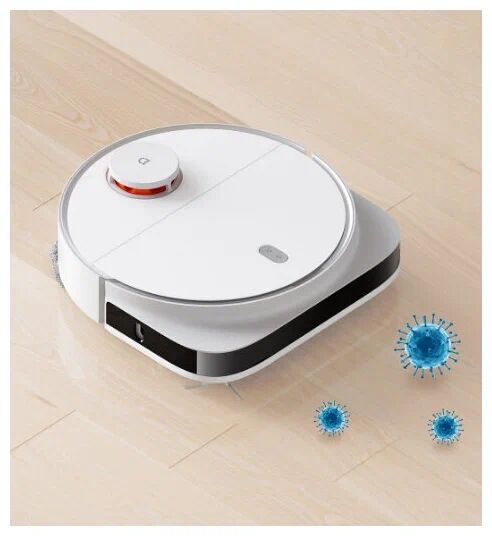 Робот-пылесос со станцией самоочистки Mijia Pro Self-Emptying Robot Vacuum (White) - 7