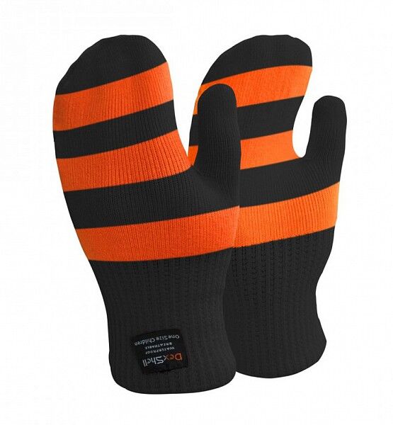 Водонепроницаемые детские варежки Dexshell Children mittens, оранжевые DG536M - 5