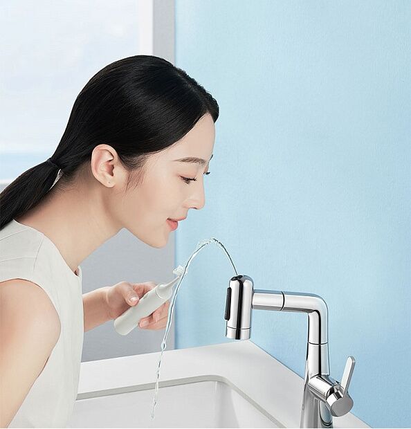 Смеситель для ванны Mijia pull-out basin faucet S1 (MJCLSMPLT01DB) - 2