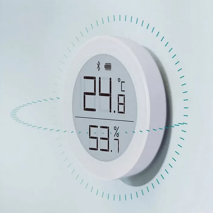 Зоны видимости экрана метеостанции Xiaomi ClearGrass Bluetooth Thermometer
