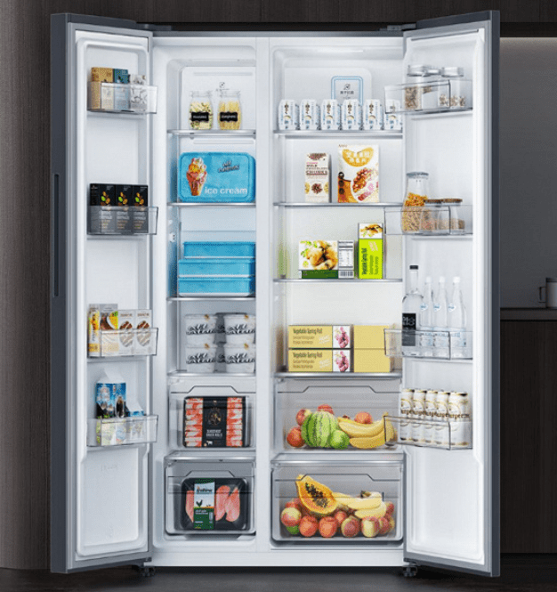Внутреннее наполнение холодильника Mijia Side-by-side 540L Ice Crystal Refrigerator